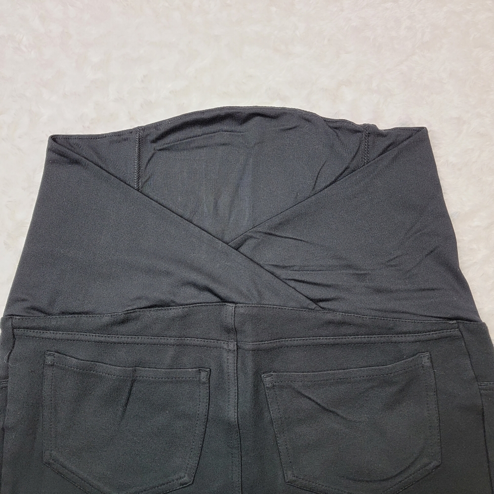 Maternity Crossover Panel Ankle Pants XS